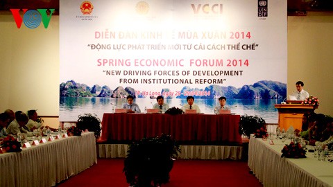 2014 Spring Economic Forum opens  - ảnh 1
